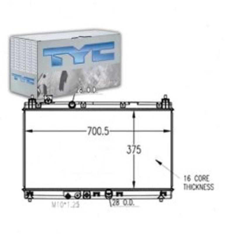 TYC 13451 Radiator Assembly