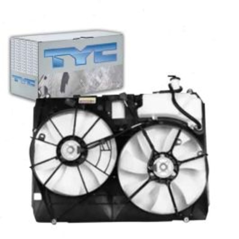 TYC 620970 Dual Radiator & Condenser Fan Assembly