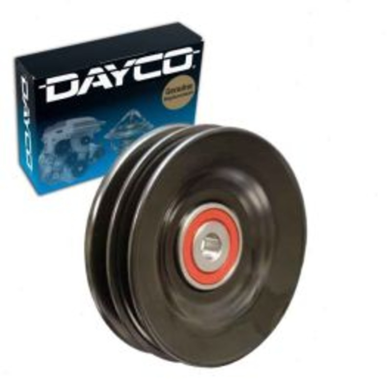 Dayco Alternator Drive Belt Idler Pulley for 1985-1989 Dodge D100 3.9L 5.2L 5.9L V6 V8