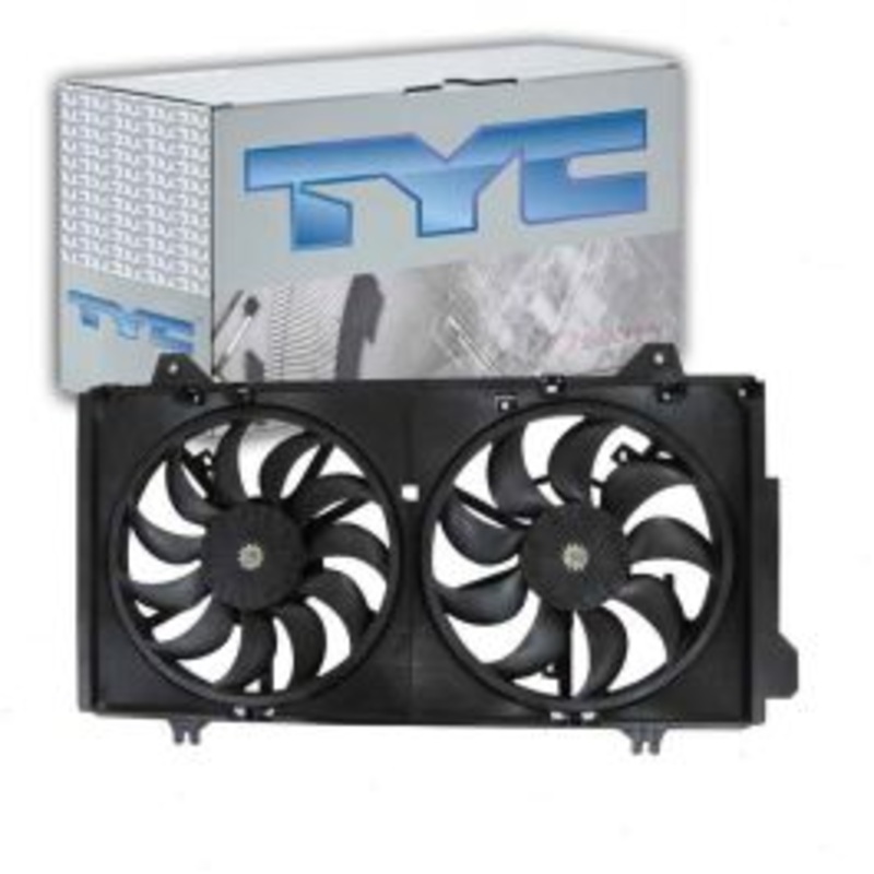 TYC 623580 Dual Radiator & Condenser Fan Assembly