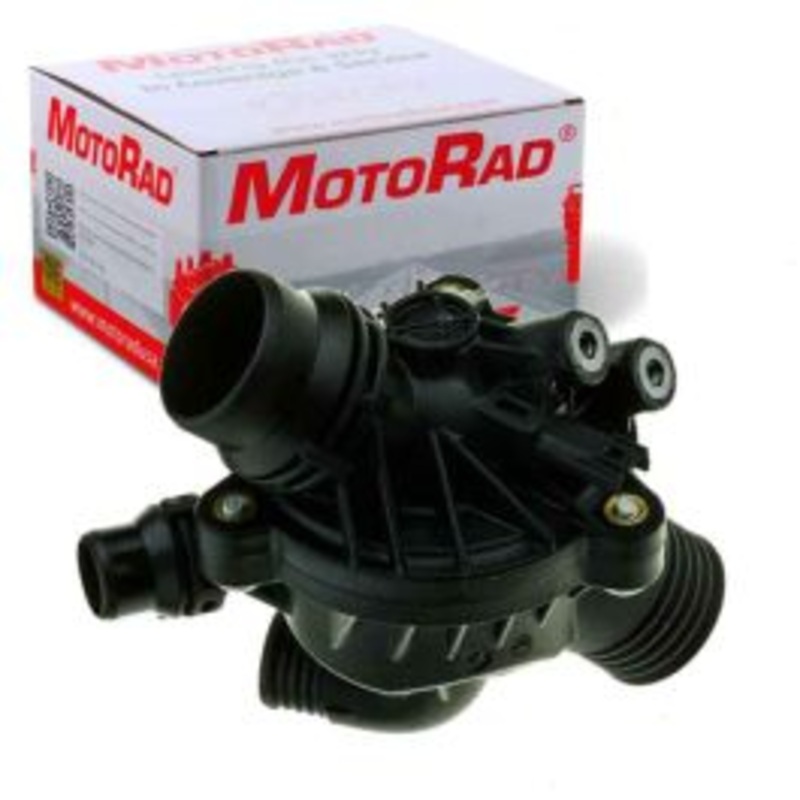 MotoRad Coolant Thermostat Housing Assembly for 2011-2013 BMW 335i 3.0L L6