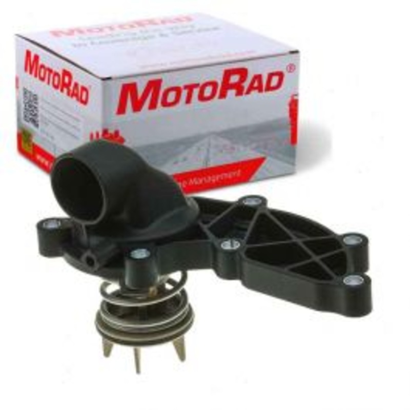 MotoRad Coolant Thermostat Housing Assembly for 2014-2015 Volkswagen Touareg