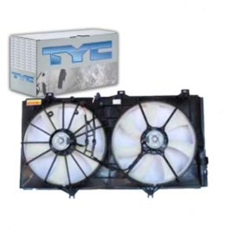 TYC 621300 Dual Radiator & Condenser Fan Assembly