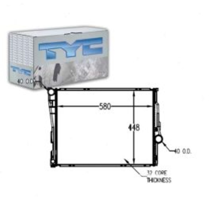 TYC Radiator for 1999 BMW 318is 1.9L L4
