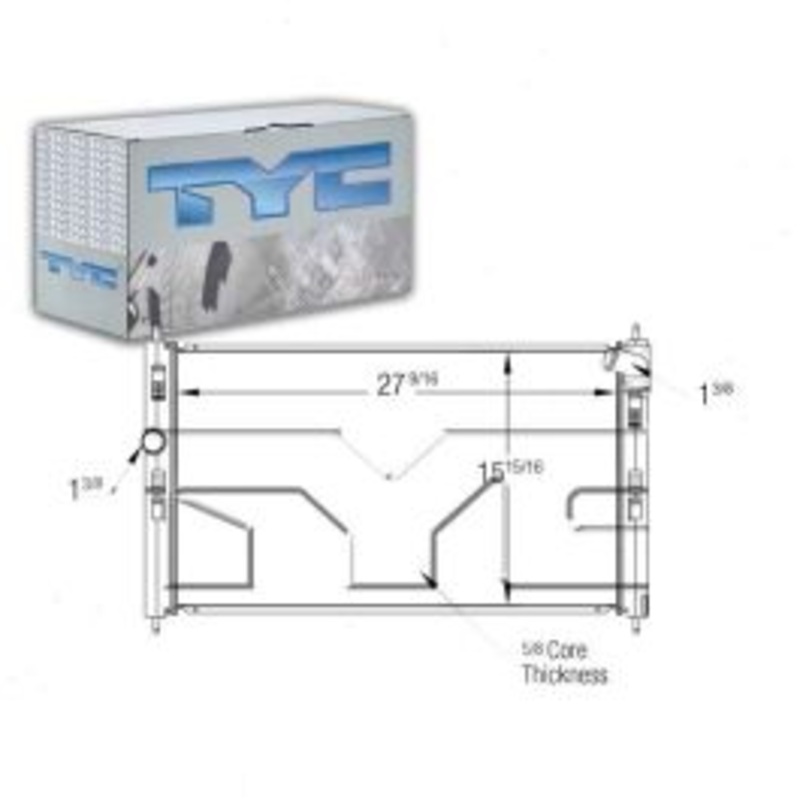 TYC 13525 Radiator Assembly