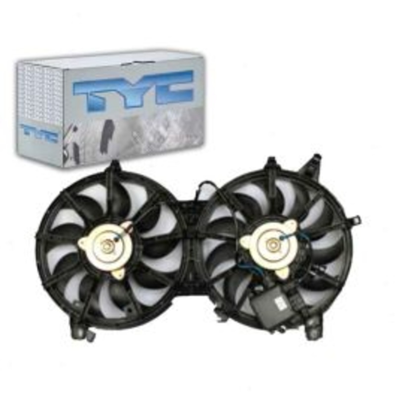 TYC Dual Radiator & Condenser Fan Assembly for 2009-2012 Infiniti FX35