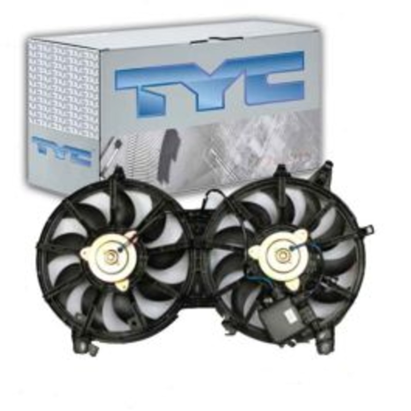 TYC Dual Radiator & Condenser Fan Assembly for 2011-2013 Infiniti M37 3.7L V6