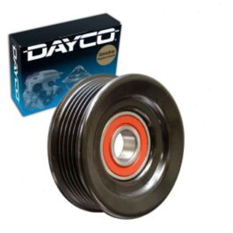 Dayco Grooved Pulley Drive Belt Idler Pulley for 2005-2007 Ford F-350 Super Duty 6.0L V8