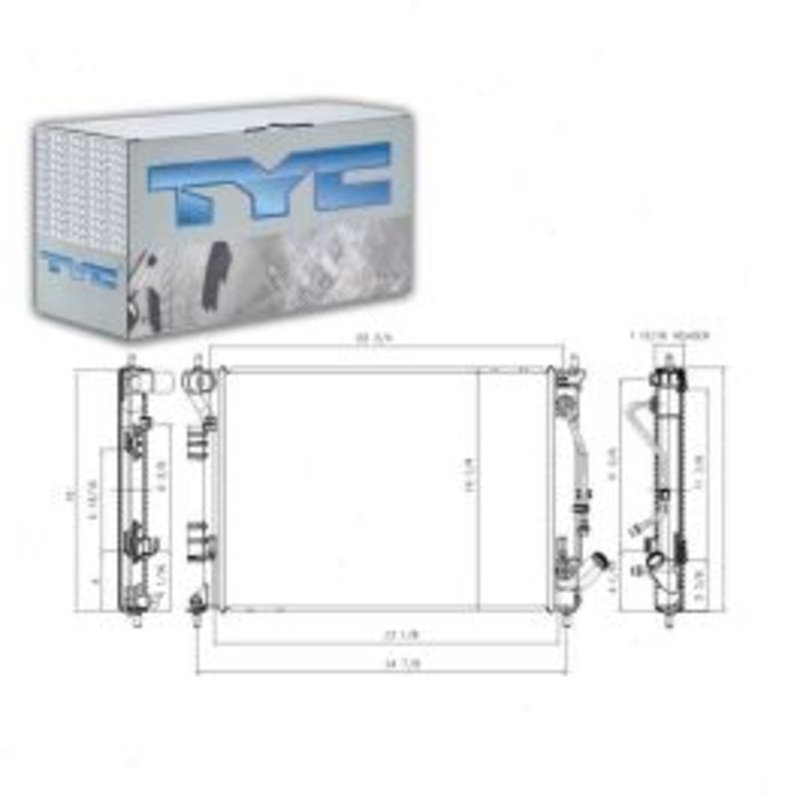 TYC Radiator for 2014 Kia Forte Koup 1.6L 2.0L L4