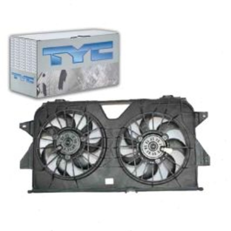 TYC 621370 Dual Radiator & Condenser Fan Assembly