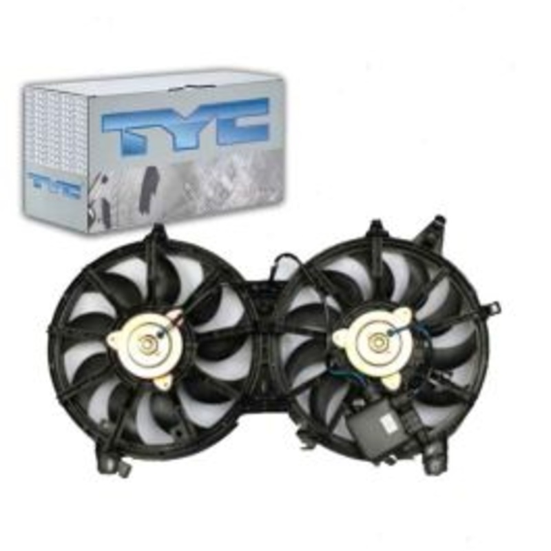 TYC Dual Radiator & Condenser Fan Assembly for 2012-2013 Infiniti M35h