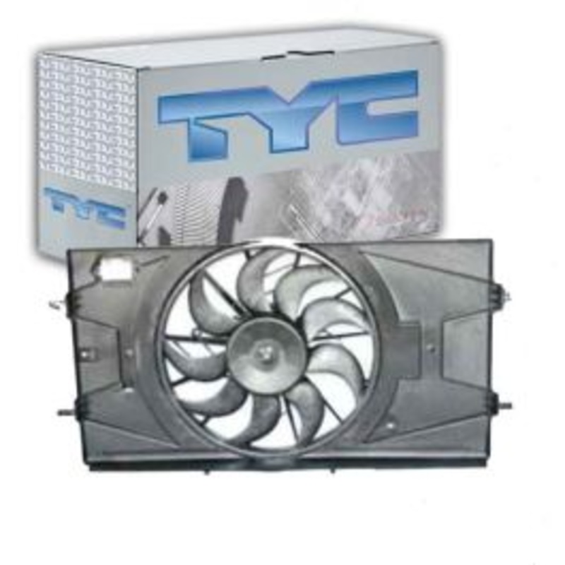 TYC Dual Radiator & Condenser Fan Assembly for 2007-2009 Pontiac G5 2.2L L4