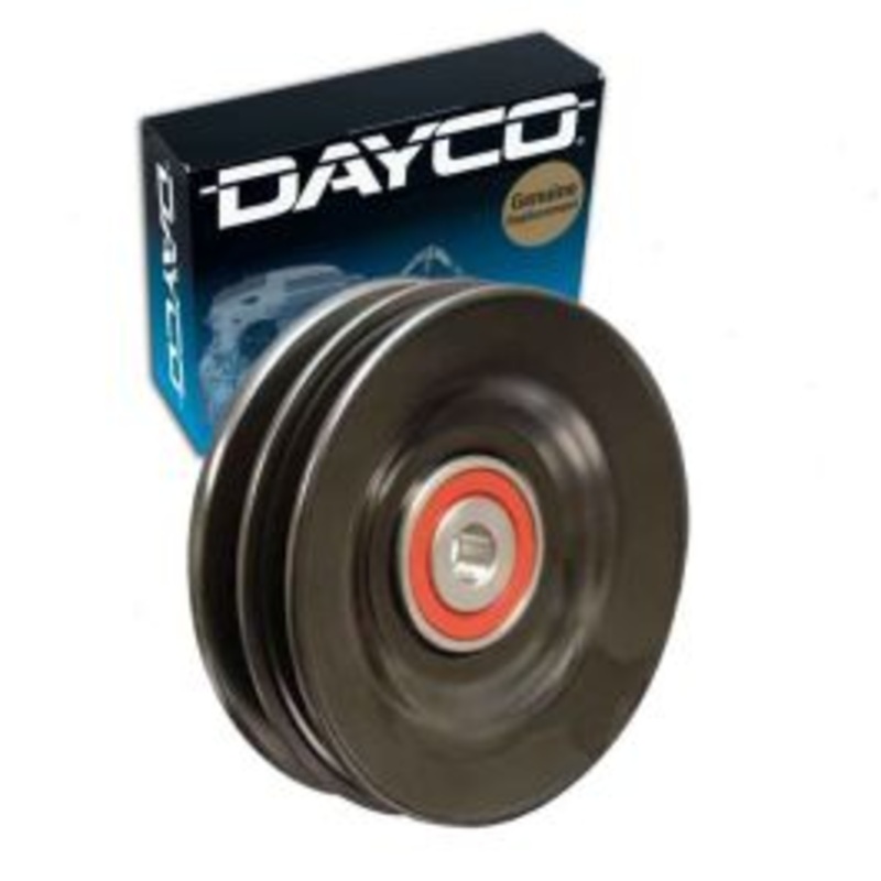 Dayco Alternator Drive Belt Idler Pulley for 1988-1989 Dodge W100 3.9L 5.2L 5.9L V6 V8
