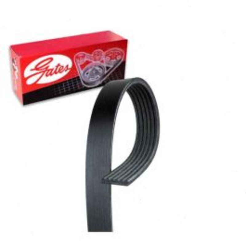 Gates Micro-V Water Pump AC Serpentine Belt for 1991-1993 Ford Mustang 2.3L L4