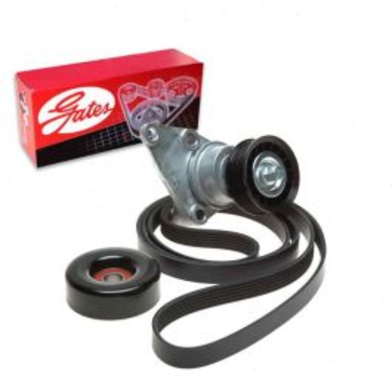 Gates Serpentine Belt Drive Component Kit for 2002 Cadillac Escalade 5.3L 6.0L V8