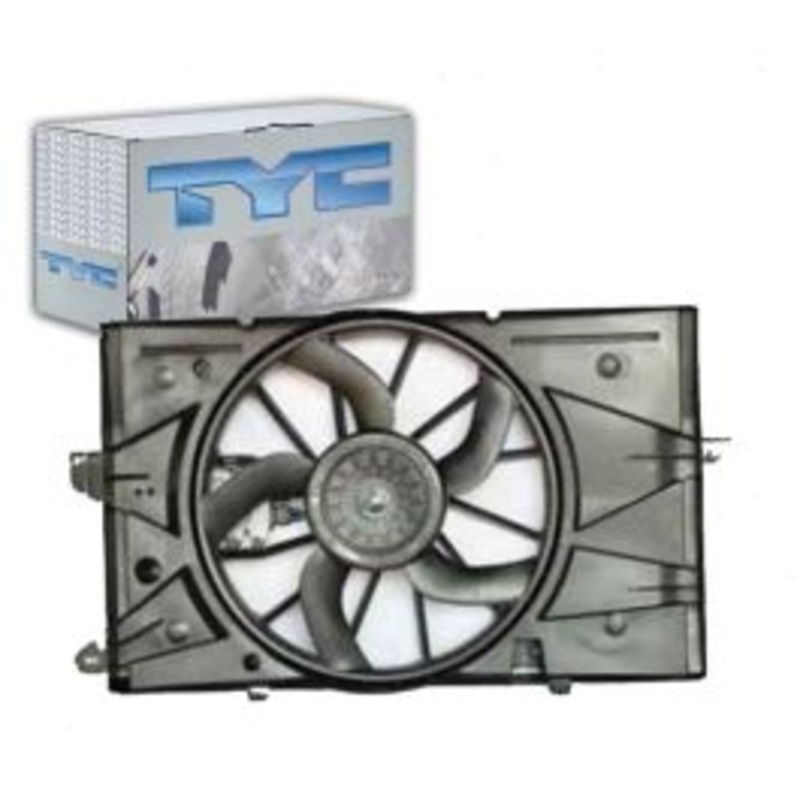 TYC 621890 Dual Radiator & Condenser Fan Assembly
