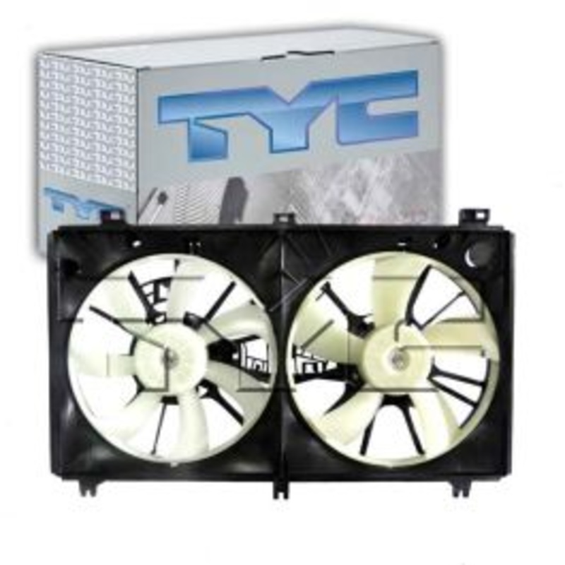TYC Dual Radiator & Condenser Fan Assembly for 2014-2020 Lexus IS350