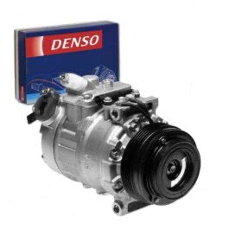 DENSO AC Compressor & Clutch for 2001-2003 BMW 525i 2.5L L6
