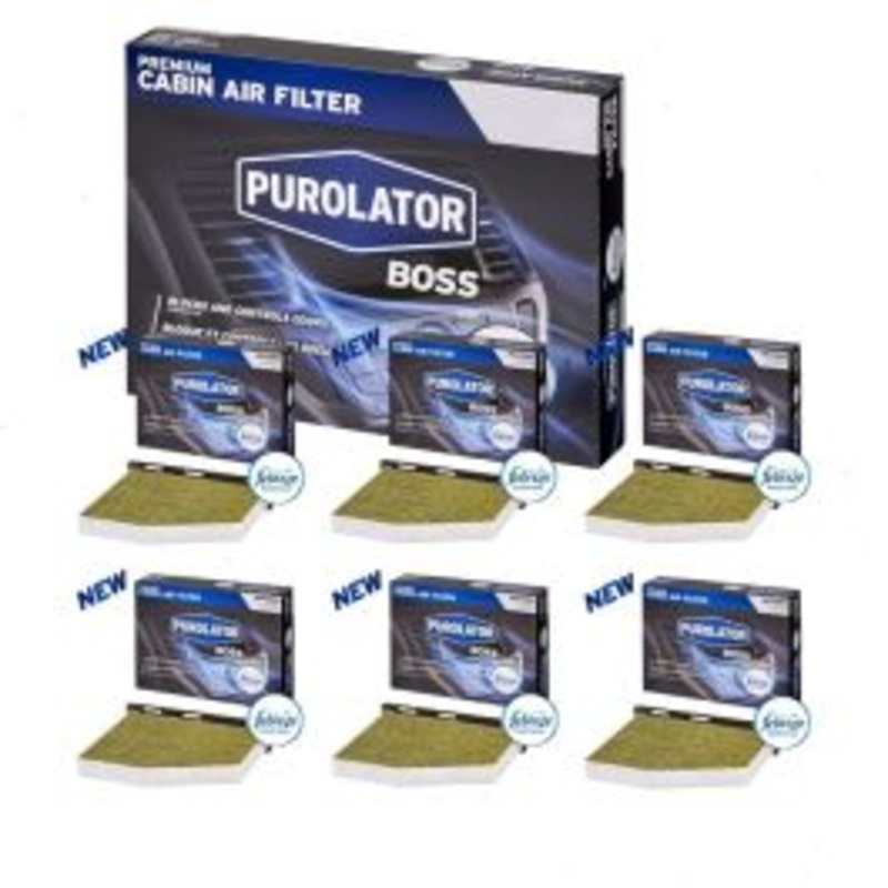 6 pc Purolator BOSS PBC35586 Cabin Air Filters