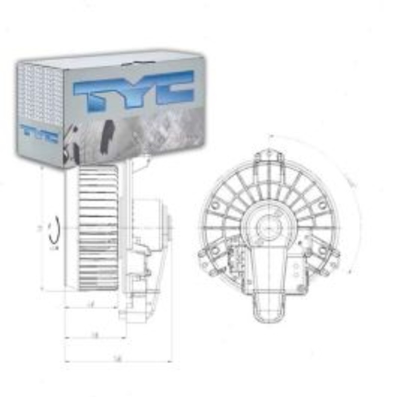 TYC Front HVAC Blower Motor for 2010-2012 Lexus RX450h
