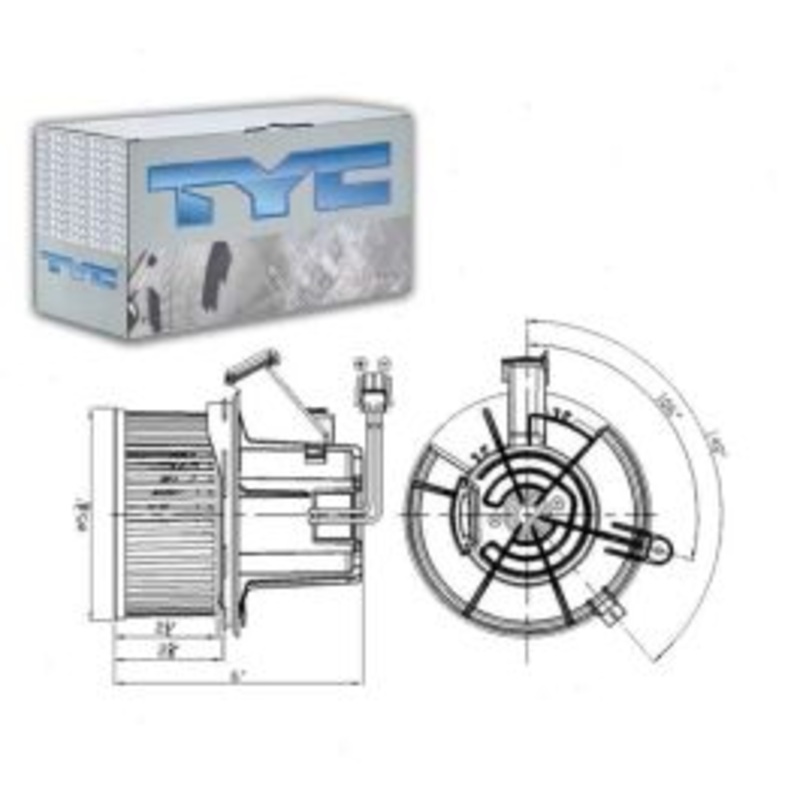 TYC Front HVAC Blower Motor for 2010 Mercedes-Benz E300