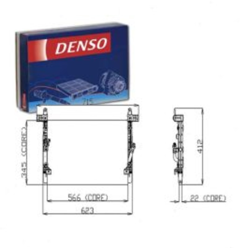 Denso 477-0565 AC Condenser