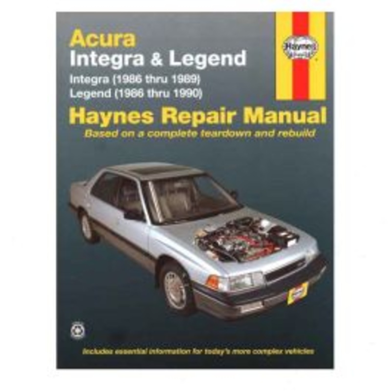 Haynes Repair Manual for 1986-1989 Acura Integra