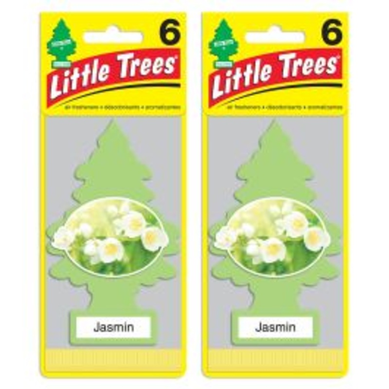 Little Trees Jasmin Air Freshener for Car and Home - 12 pack