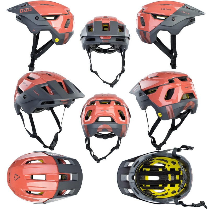 Ion Traze Amp MIPS Helmet - L - Crimson Earth