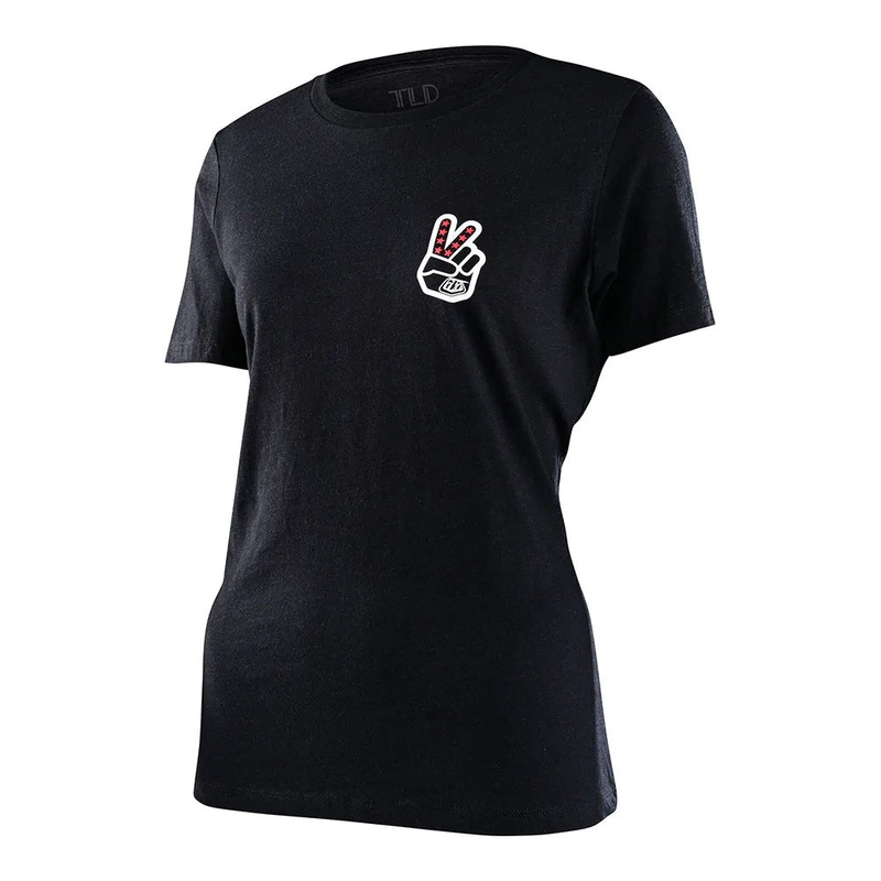 TLD Peace Out Women's Tee - Women's XL - Black Heather